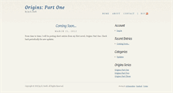 Desktop Screenshot of originsnovel.com